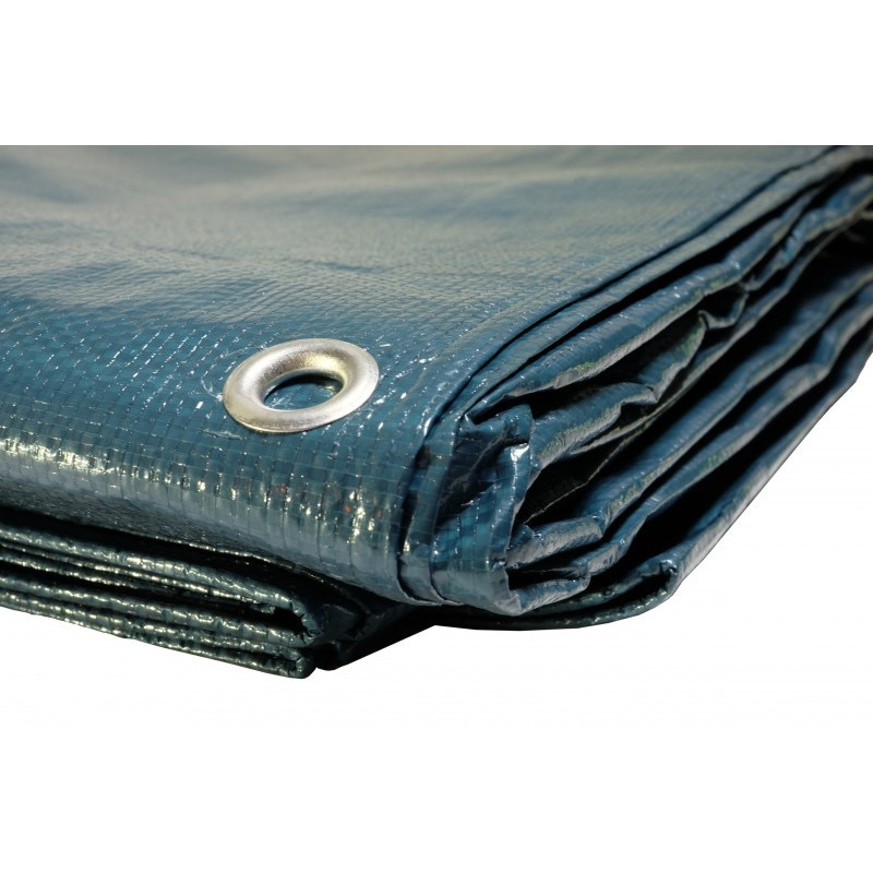 WOLTU Bâche de protection en polyéthylène. Bâche étanche et indéchirable. 180 g/m 2.4x6 m. Gris-noir | Leroy Merlin