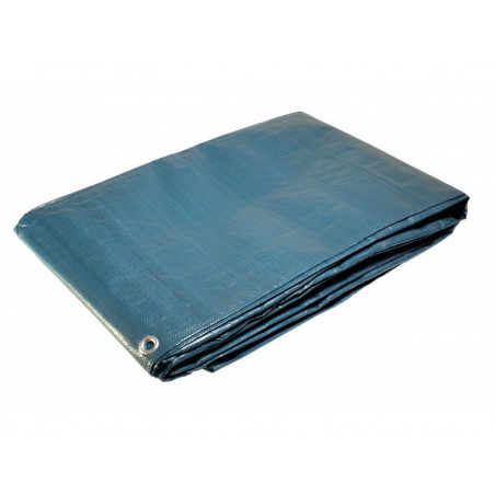 Bâche De Couverture Lourde Eris-car – 6x10 M – 180g/m² – Gris – Protection Jardin Extérieur – Neuf