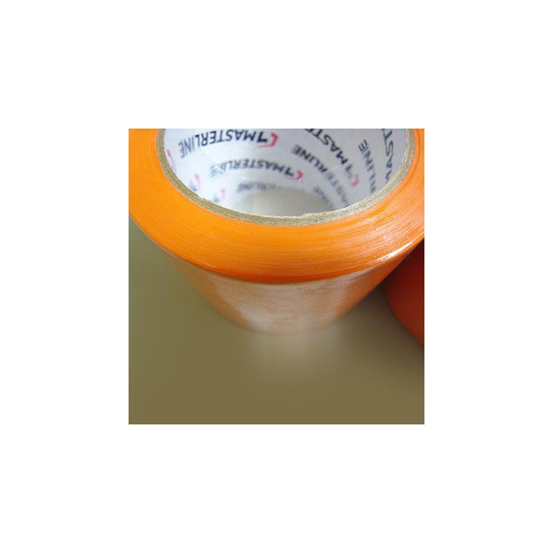 Ruban adhésif orange PVC - 75mm x 33m - Très résistant - Qualité professionnelle Ruban adhésif orange PVC - 75mm x 33m - Très résistant - Qualité professionnelle