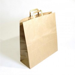 Sac Kraft à poignées plates...