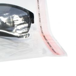Sachet de présentation à fermeture adhésive 80x120 mm (x1000 pcs) - Haute brillance - Transparent - Résistant