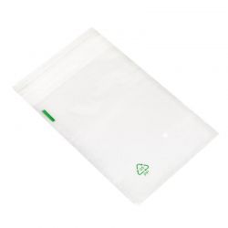 Sachet alimentaire à fermeture adhésive 170x240 mm (x1000pcs) - Opaque - Blanc et noir - Très résistant